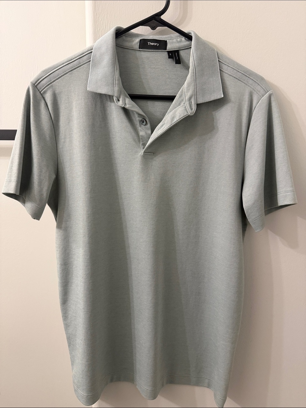 Theory Men’s Light Sage Green Polo